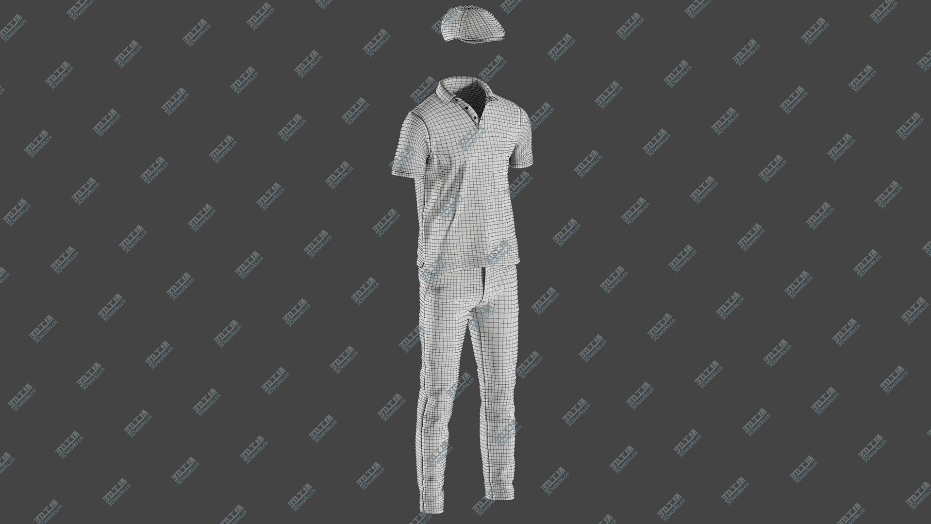 images/goods_img/202104023/Men's Polo with Pants and Hat 8 3D/5.jpg